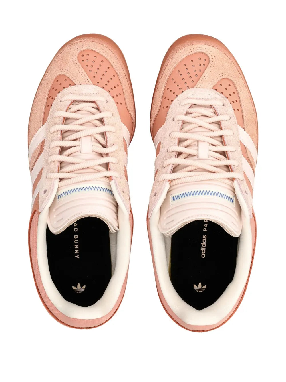 adidas X Bad Bunny Gazelle Sneakers — Pink — Size US M 8 - US W 9.5 — Back View