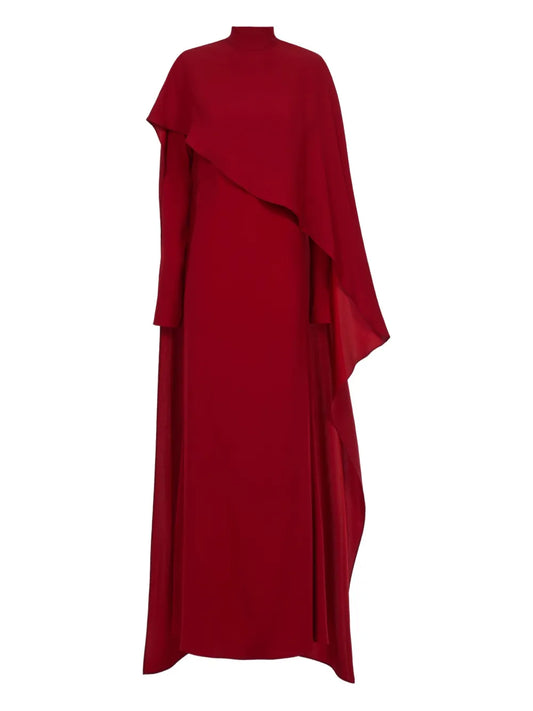 Taller Marmo Carrington High Neck Maxi Dress — Same as shown — Size XS — Front View