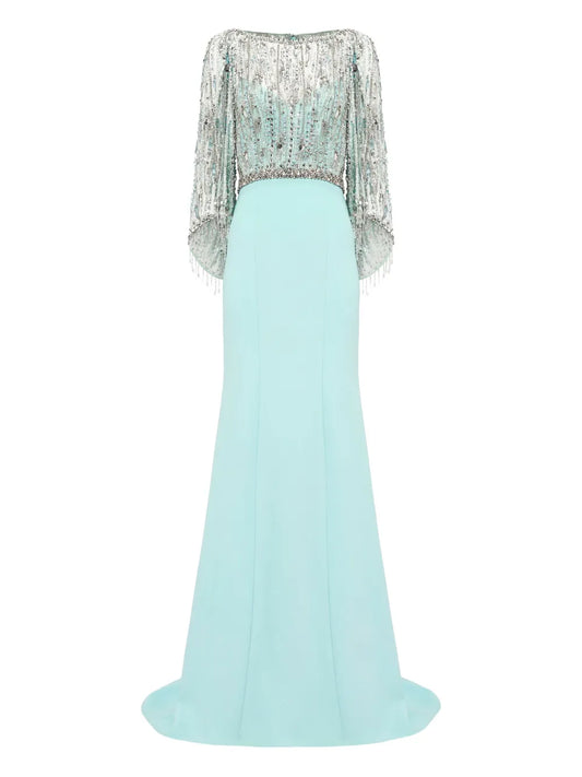 Jenny Packham Wanderlust Embellished Details Maxi Dress — Same as shown — Size XS — Front View