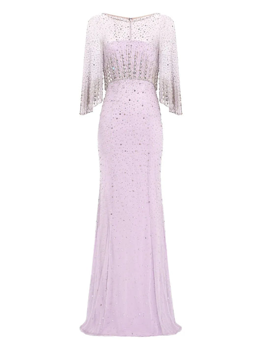 Jenny Packham Sequin Embellished Kiya Dress — Same as shown — Size XS — Front View