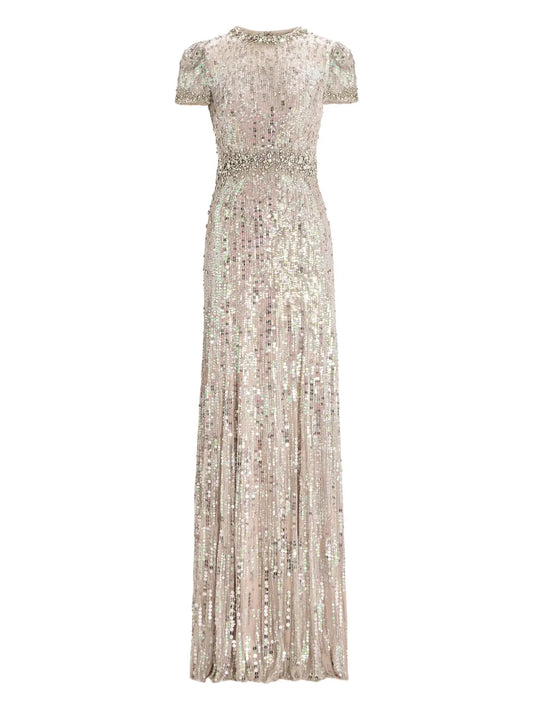 Jenny Packham Sequin Embellished Celeste Dress — Same as shown — Size XS — Front View