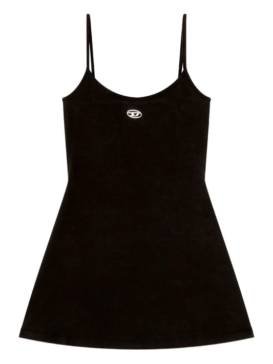 Diesel D Newhop Od Mini Dress — Black — Size XS — Front View