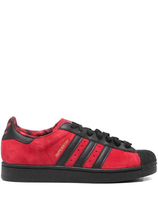 adidas Superstar Ii Sneakers — Scarlet Red — Size US M 4 - US W 5.5 — Front View