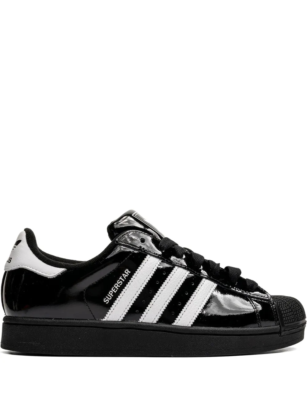 adidas Superstar Ii Sneakers — Black — Size US M 9.5 - US W 11 — Front View