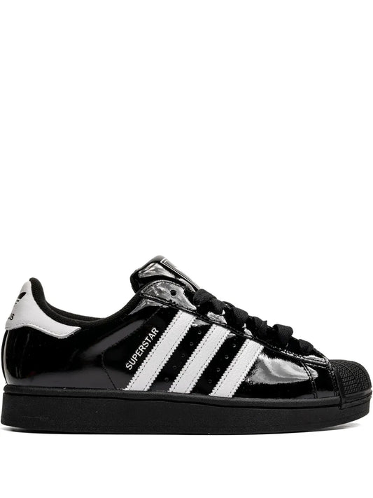 adidas Superstar Ii Sneakers — Black — Size US M 9.5 - US W 11 — Front View