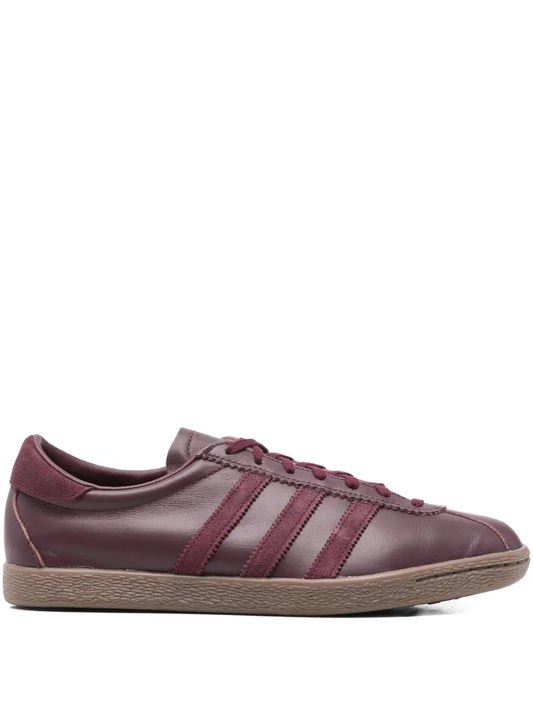 adidas Tobacco Leather Sneakers — Brown — Size US M 9.5 - US W 11 — Front View