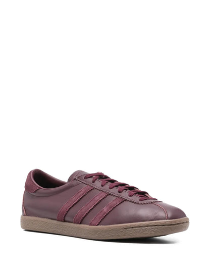 adidas Tobacco Leather Sneakers — Brown — Size US M 9.5 - US W 11 — Side View