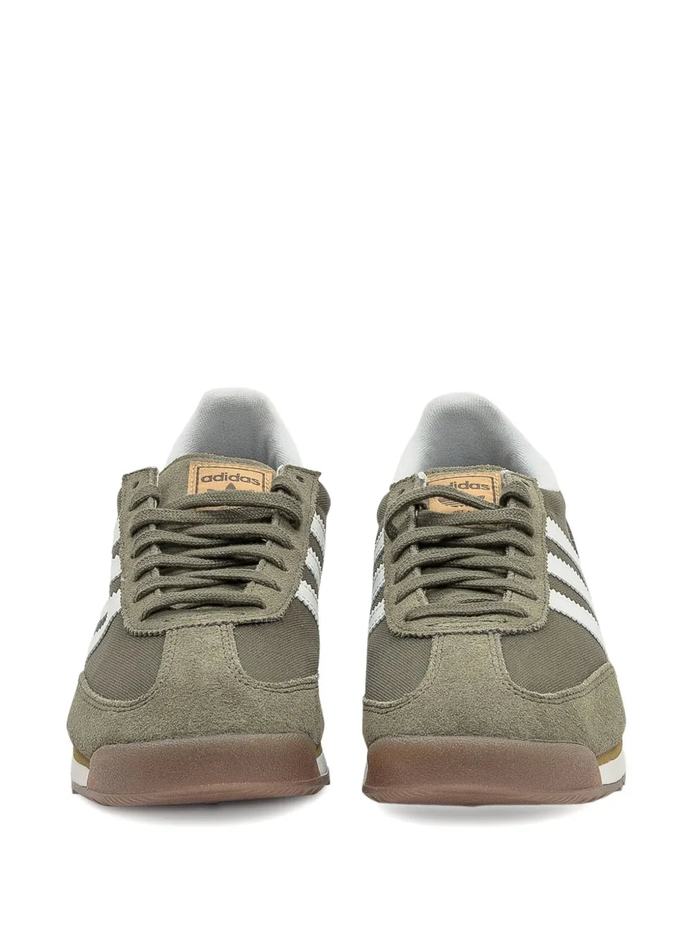 adidas Sl72 Rs Lace-Up Sneakers — Olive Green — Size US M 9 - US W 10.5 — Back View
