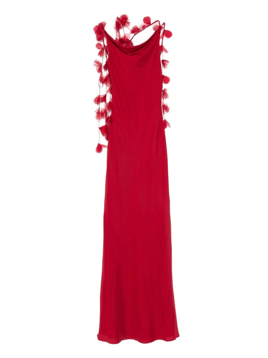 Cult Gaia Nymeria Gown — Red — Size S — Front View