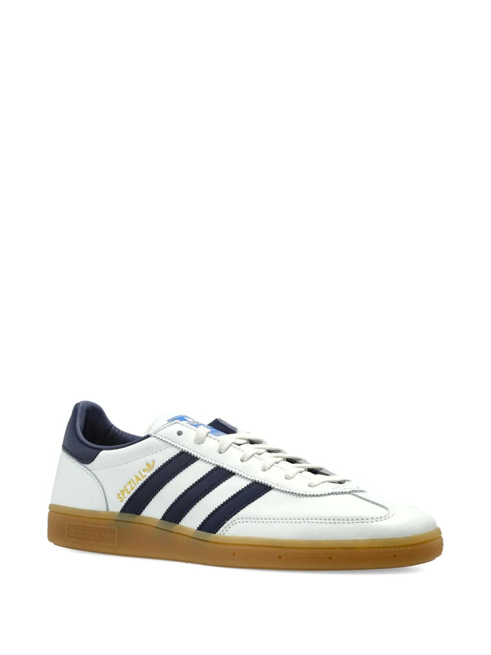 adidas Spezial Three-Stripe Lace-Up Fastening Sneakers — White — Size US M 8 - US W 9.5 — Side View