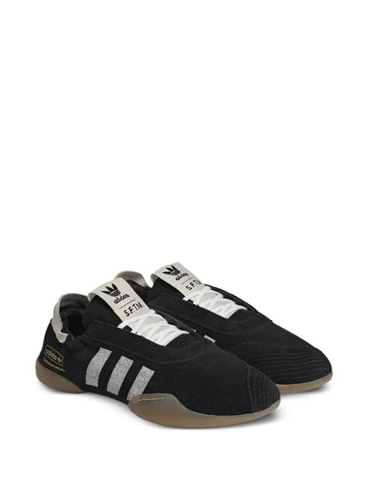 adidas Taekwondo Striped Sneakers — Black — Size US M 9.5 - US W 11 — Side View