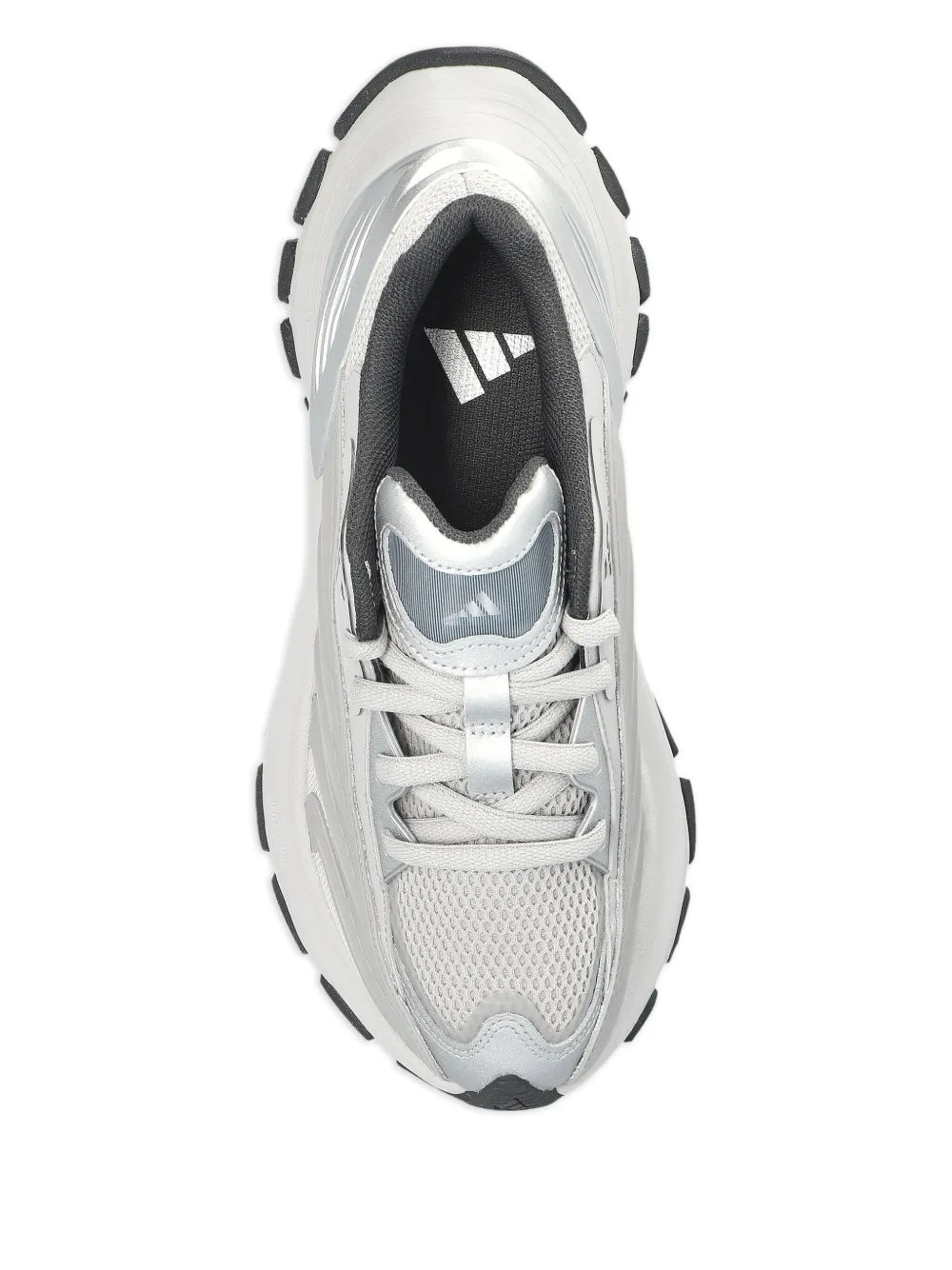adidas Xlg Mtw Logo-Print Sneakers — Grey — Size US M 6 - US W 7.5 — Top View