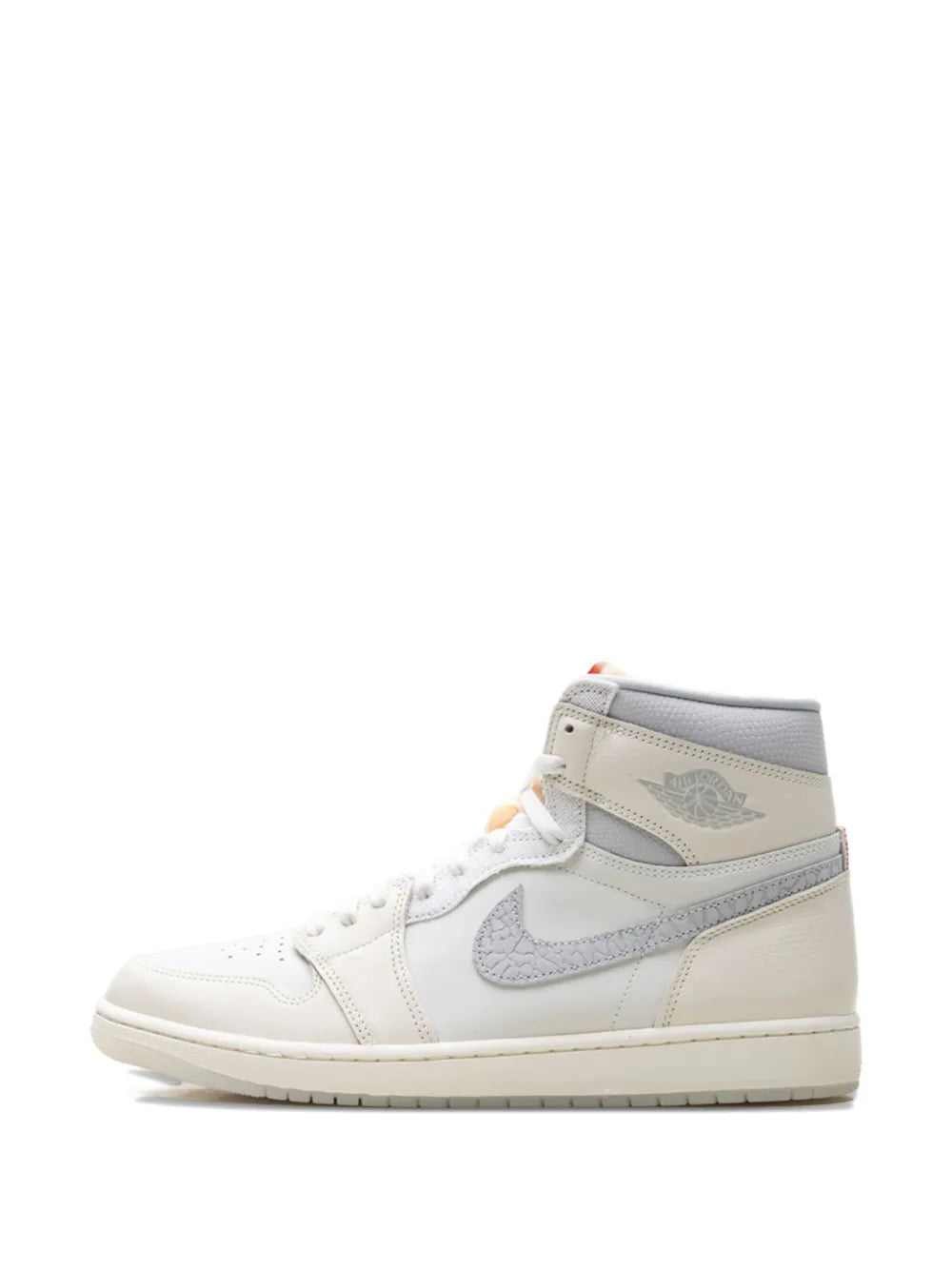 Air Jordan 1 High-Tops Sneakers — Sail — Size US M 8.5 - US W 10 — Back View