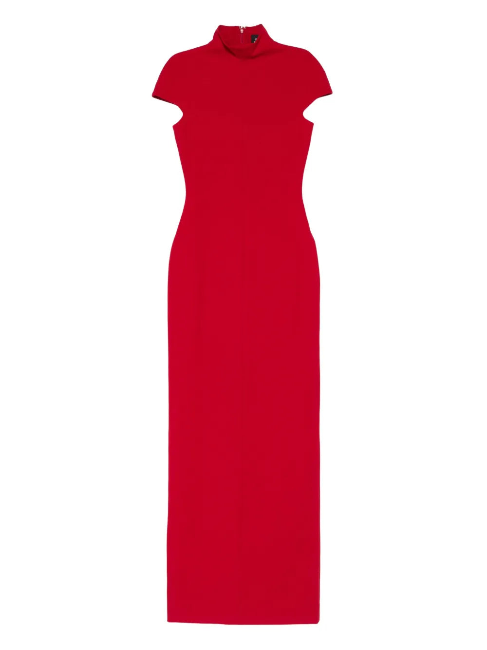 Solace London Lang Maxi Dress — Red — Size XS — Front View