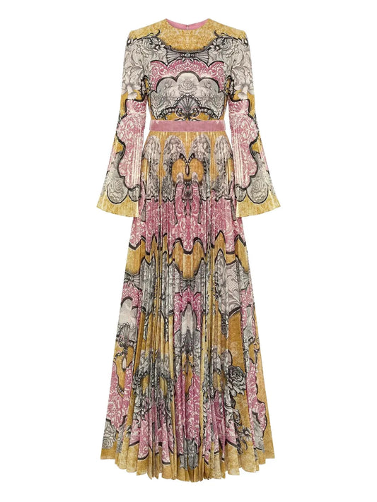 Mary Katrantzou Felix Dress — Yellow — Size XS — Front View