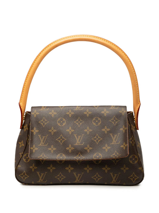 Louis Vuitton Pre Owned 2002 Monogram Mini Looping Shoulder Bag — Same as shown — Size One Size — Front View
