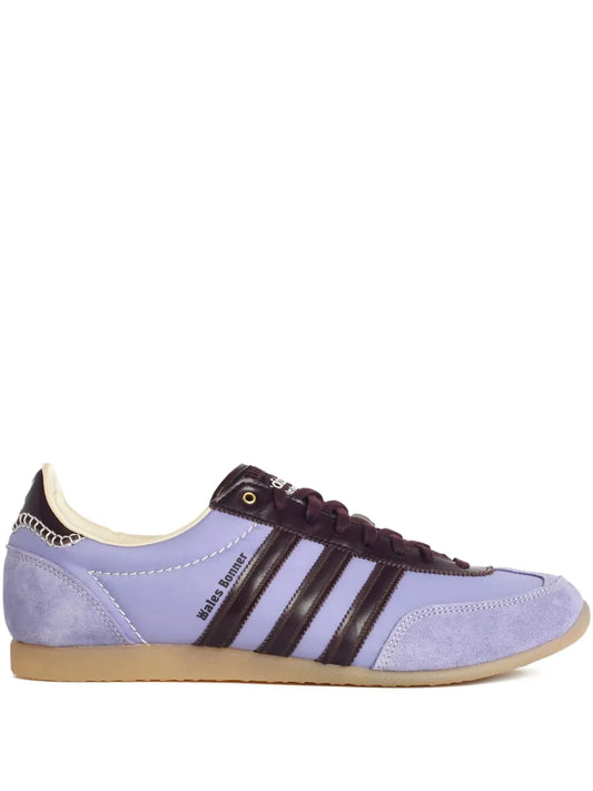 adidas X Wales Bonner Suede-Leather Sneakers — Lilac — Size US M 8 - US W 9.5 — Front View
