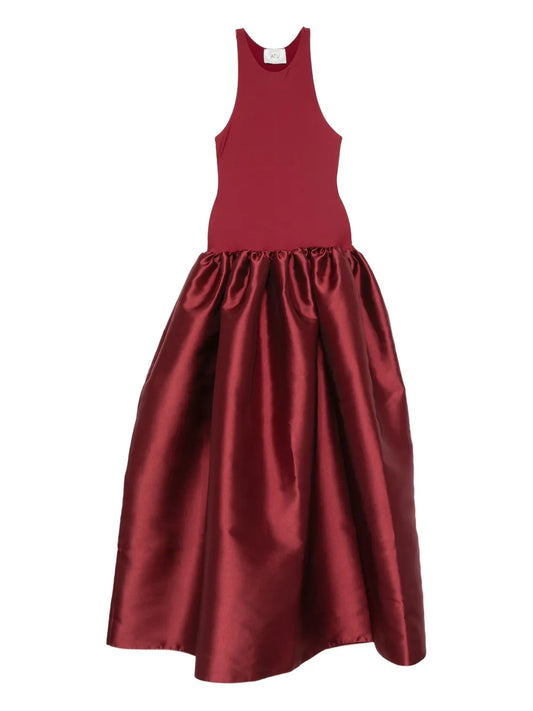 Atu Body Couture Ruffled Dress — Red — Size XS — Front View