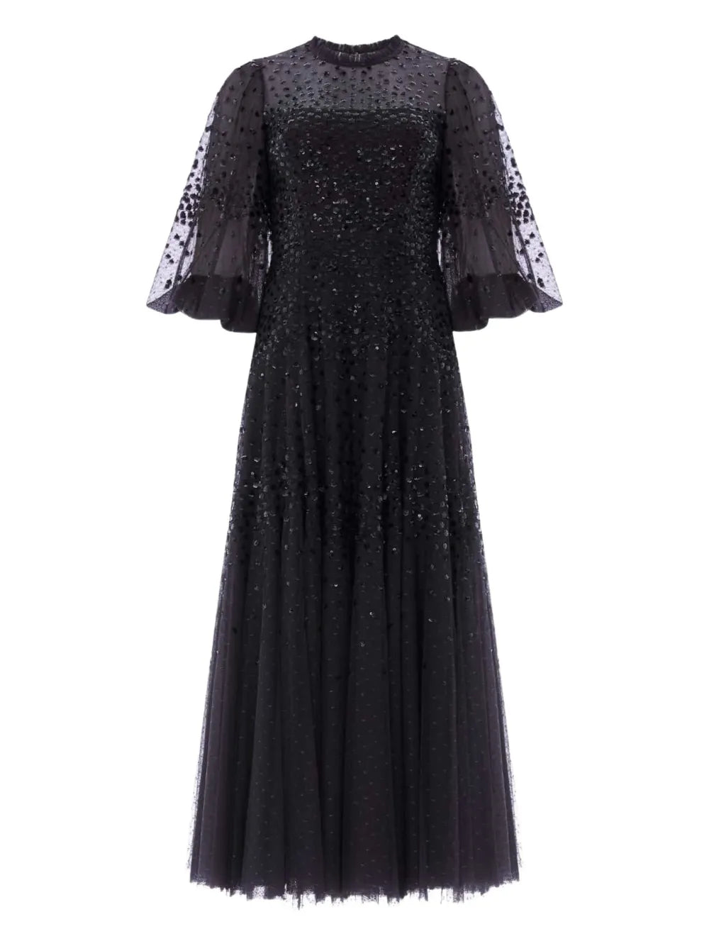 Needle Thread Sequin Embellishment Maxi Dress — Same as shown — Size S — Front View