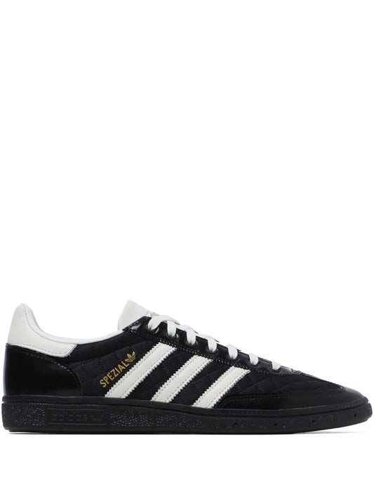 adidas Spezial Stripe Sneakers — Black — Size US M 8 - US W 9.5 — Front View
