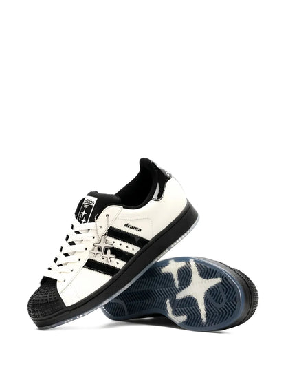 adidas Superstar Ii Leather Sneakers — Off-White — Size US M 4 - US W 5.5 — Side View