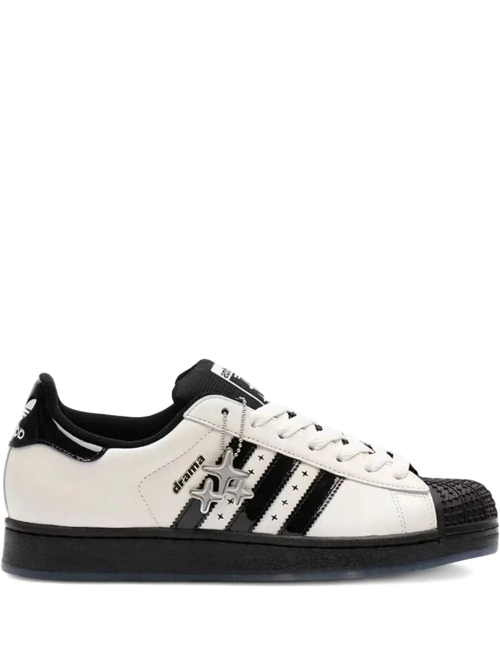 adidas Superstar Ii Leather Sneakers — Off-White — Size US M 4 - US W 5.5 — Front View