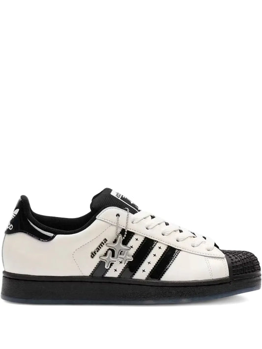 adidas Superstar Ii Leather Sneakers — Off-White — Size US M 4 - US W 5.5 — Front View