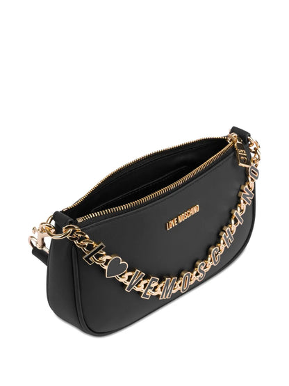 Love Moschino Logo Detail Shoulder Bag — Same as shown — Size One Size — Back View