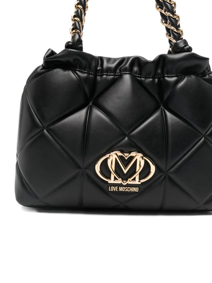 Love Moschino Quilted Chain Strap Shoulder Bag — Same as shown — Size One Size — Top View