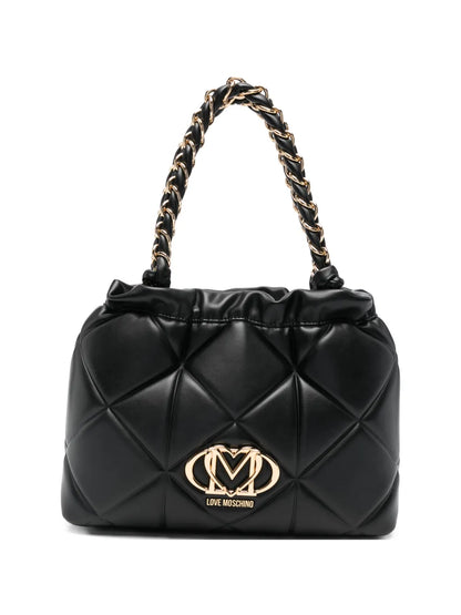 Love Moschino Quilted Chain Strap Shoulder Bag — Same as shown — Size One Size — Front View