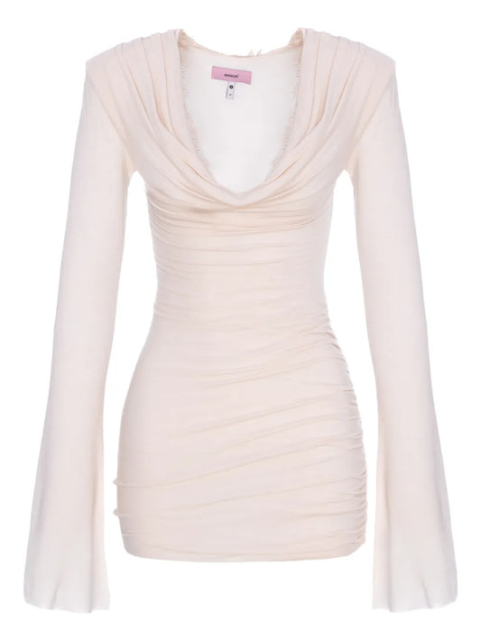 Manuri Alma Mini Dress — Ivory — Size XS — Front View