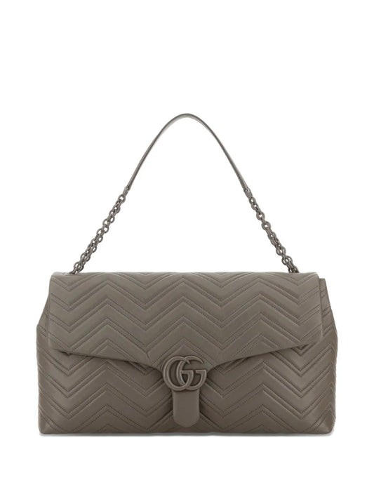 Gucci Maxi Gg Marmont Motif Shoulder Bag — Same as shown — Size One Size — Front View