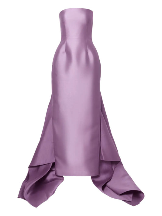Solace London Imani Strapless Train Maxi Dress — Same as shown — Size XS — Front View
