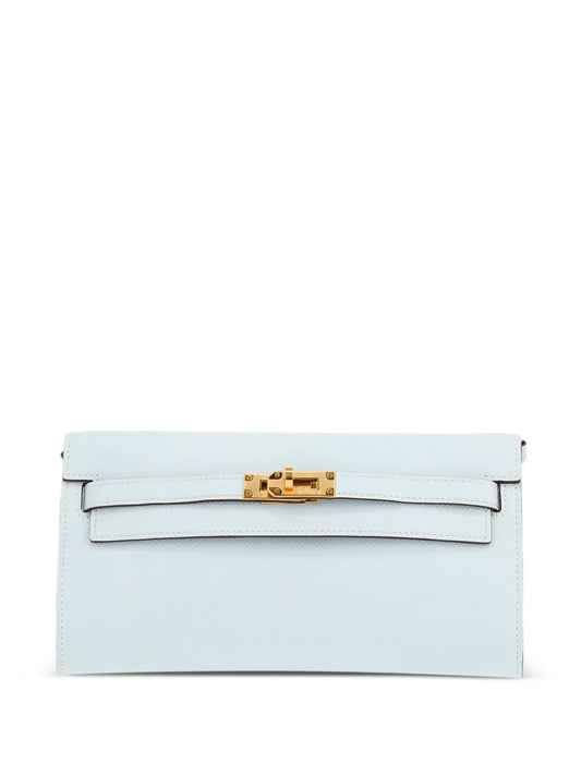Hermes Pre Owned 2020 Kelly To Go Epsom Leather Clutch Bag — Same as shown — Size One Size — Front View