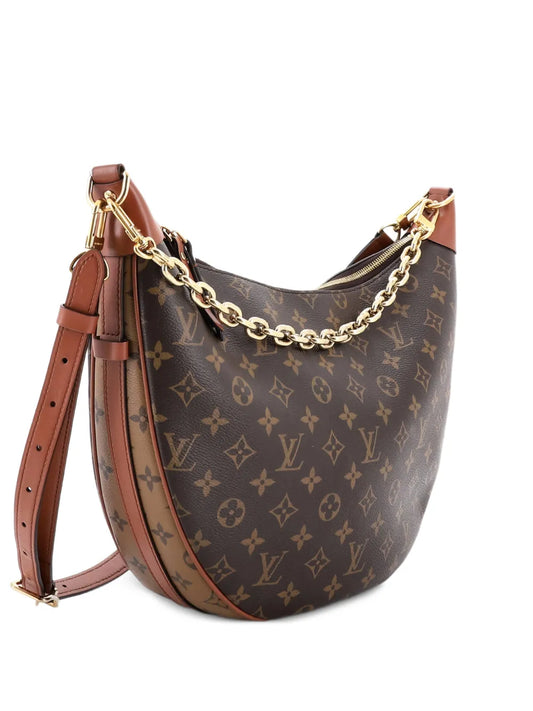 Louis Vuitton Pre Owned Loop Reverse Monogram Canvas Hobo Bag — Same as shown — Size One Size — Front View