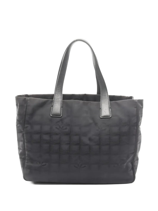 Chanel Pre Owned 2000 2002 Leather Travel Line Tote Bag — Same as shown — Size One Size — Front View