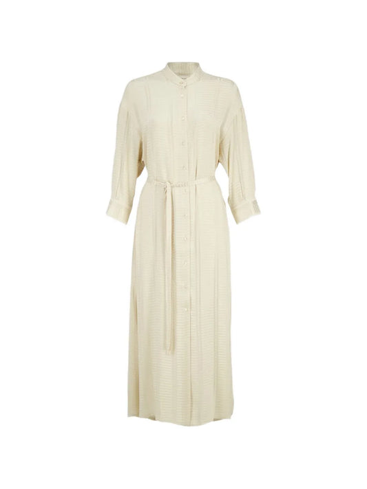 Zeusdione Maira Midi Dress — White — Size XS — Front View