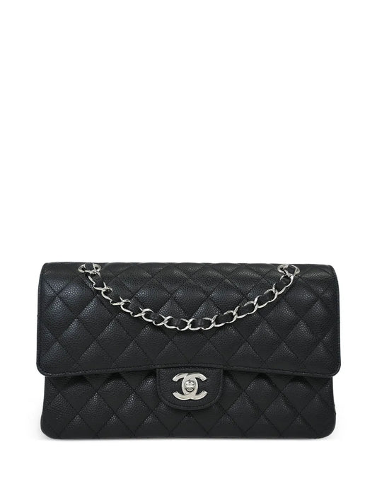 Chanel Pre Owned 2018 2019 Medium Classic Double Flap Shoulder Bag — Same as shown — Size One Size — Front View