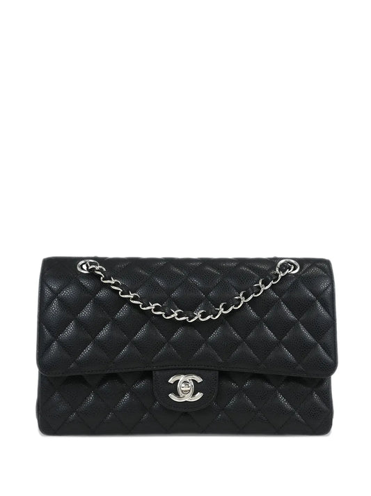 Chanel Pre Owned 2019 Medium Classic Double Flap Shoulder Bag — Same as shown — Size One Size — Front View