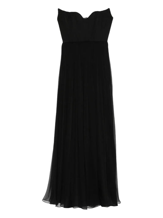 Mmarquise Dayana Maxi Dress — Black — Size XS — Front View