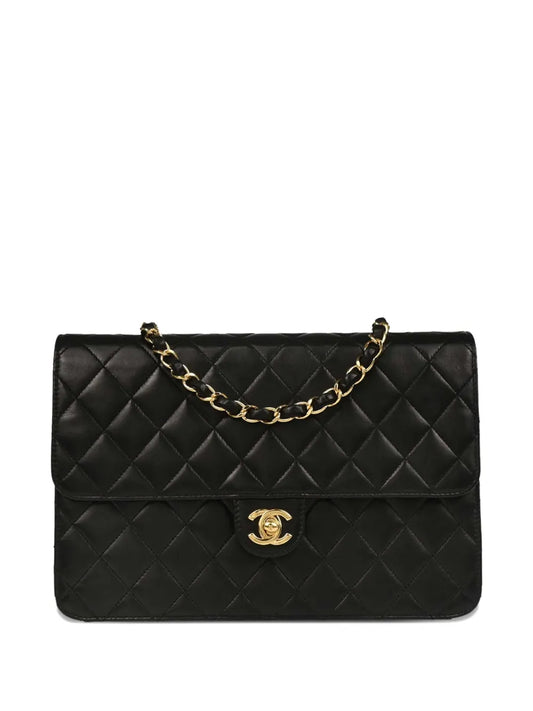 Chanel Pre Owned 2008 Medium Turn Lock Flap Shoulder Bag — Same as shown — Size One Size — Front View
