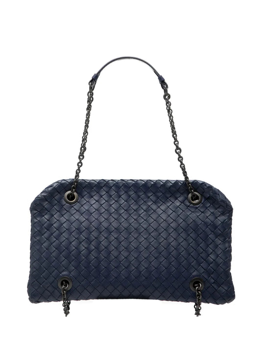 Bottega Veneta Pre Owned 2012 2025 Nappa Intrecciato Duo Shoulder Bag — Same as shown — Size One Size — Front View