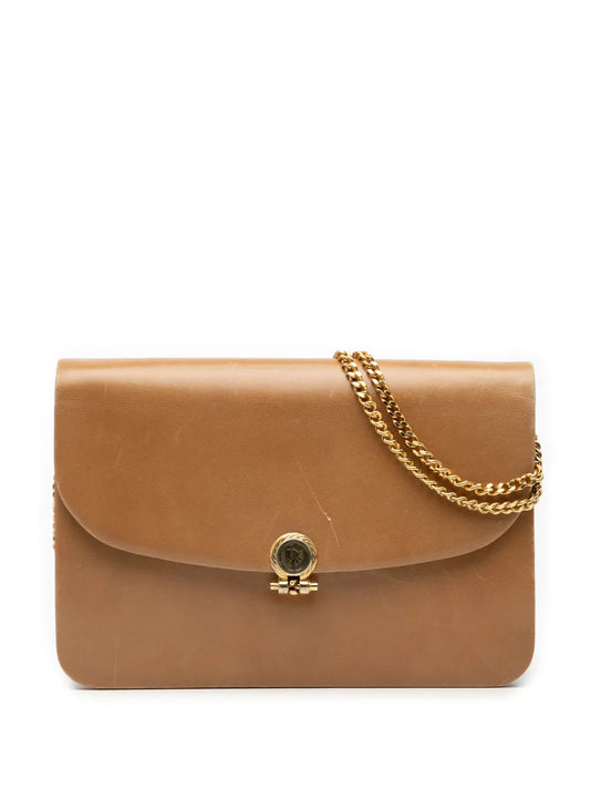 Christian Dior Pre Owned 20Th Century Leather Chain Shoulder Bag — Same as shown — Size One Size — Front View