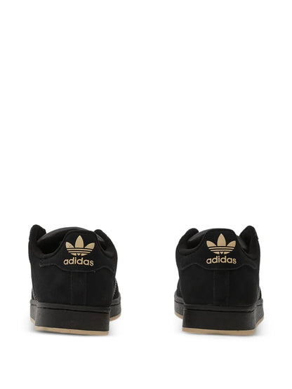 adidas Superstar Ii Three-Stripes Sneakers — Black — Size US M 9.5 - US W 11 — Back View