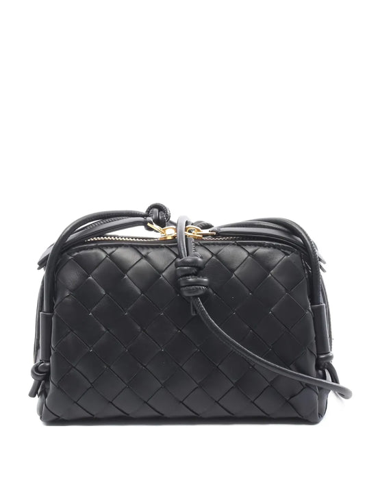Bottega Veneta Pre Owned 2020S Intrecciato Leather Shoulder Bag — Same as shown — Size One Size — Front View
