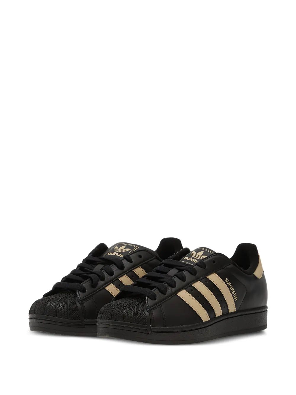 adidas Superstar Ii Stripe Sneakers — Black — Size US M 9.5 - US W 11 — Side View