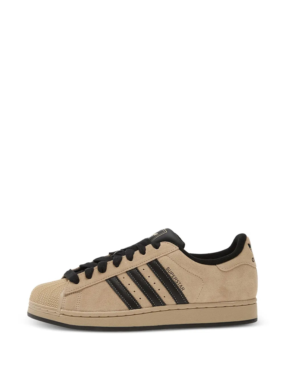 adidas Superstar Ii Three-Stripe Sneakers — Beige — Size US M 9.5 - US W 11 — Lifestyle View