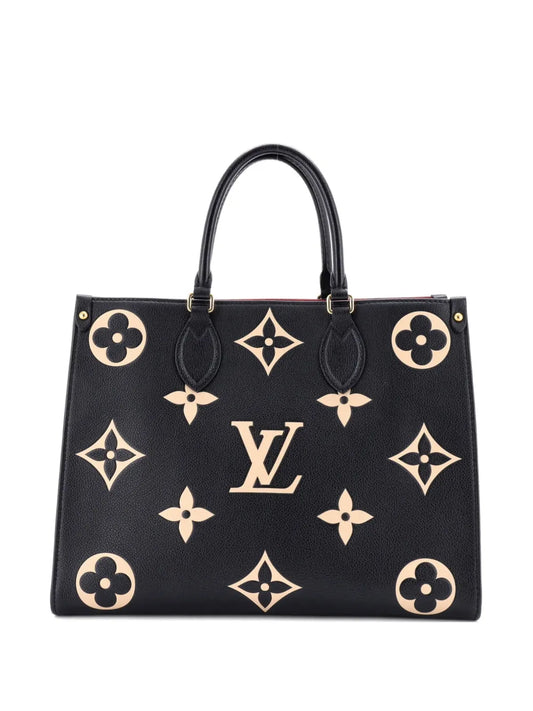 Louis Vuitton Pre Owned Onthego Tote Bicolor Monogram Empreinte Giant Mm Shoulder Bag — Same as shown — Size One Size — Front View