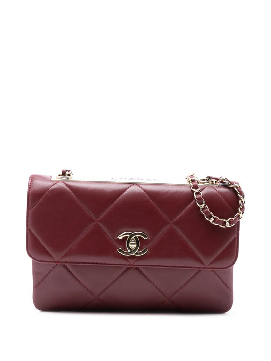 Chanel Pre Owned 2019 Quilted Lambskin Trendy Cc Flap Shoulder Bag — Same as shown — Size One Size — Front View