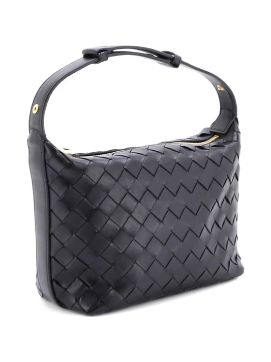 Bottega Veneta Pre Owned Wallace Intrecciato Nappa Mini Shoulder Bag — Same as shown — Size One Size — Front View